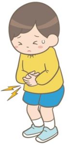 腹痛のこども